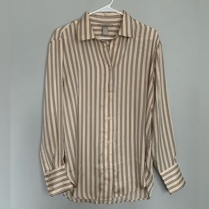 H&M Striped Blouse